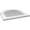 Ekena Millwork Octagonal Top Surface Mount PVC Gable Vent w/ 3-1/2"W x 1"P Standard Frame, 26"W x 26"H GVPOT26X2601SN - alternate 4